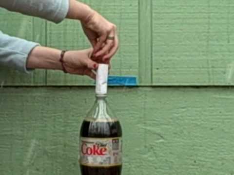 Diet Coke & Mentos Science Fair Project