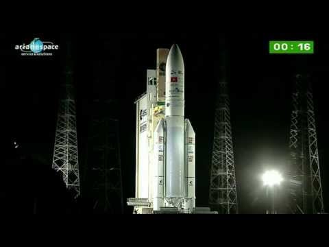 JCSat-13 and Vinasat-2 Satellite Launch with Arianespace flight VA206