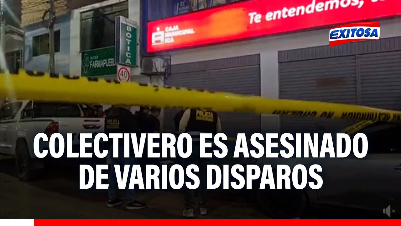 🔴🔵Violento crimen en Huaura: Colectivero es asesinado a balazos dentro de su vehículo