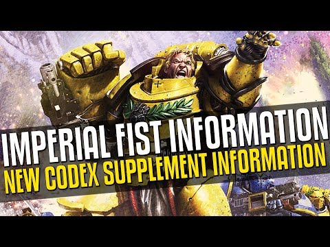 Imperial Fist Codex Supplement Info