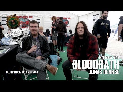 Interview with Jonas Renkse of Bloodbath at Bloodstock Open Air 2018