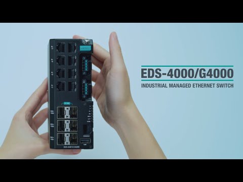Moxa annonce le lancement de sa nouvelle génération de commutateurs Ethernet industriels EDS-4000/G4000