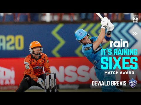 It's Raining Sixes | Dewald Brevis | Qualifier 1 | Betway SA20