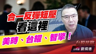 合一反彈短壓看這裡，美時、台耀、智擎！｜台股攻略｜劉烱德 (圖)