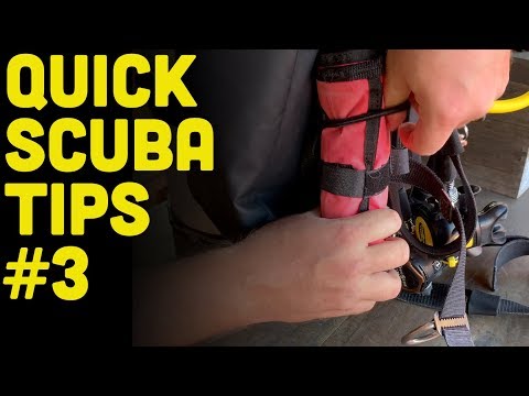 How To Mount Scuba Diving Accessories To A Backplate And Wing Set Up