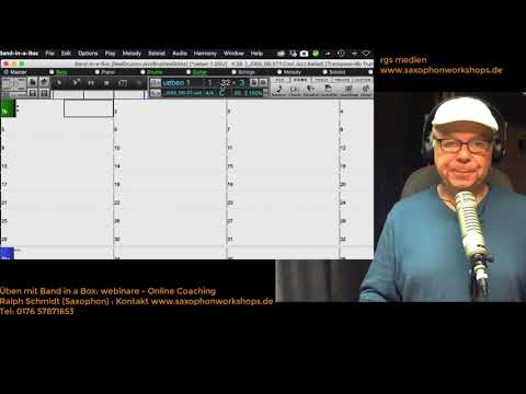 Erste Schritte Üben mit Band in a box