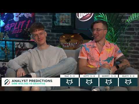 Dire Wolves vs Gravitas | Week 1 Day 2 | 2022 LCO Split 2 Delivered by Menulog