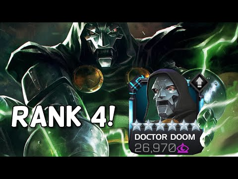 Amazing God Tier! | My First Rank 4 - 6 Star Dr Doom | Marvel Contest of Champions