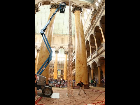 KEVA planks World Record Tower 51 ft. 8 in.