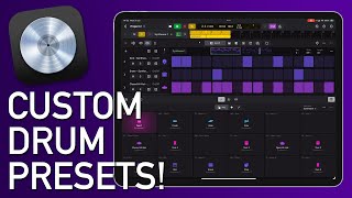 Download the video "Create Custom Presets in Logic Pro iPad | Drum Machine Designer Tutorial"