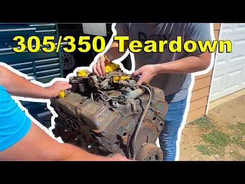 How To Teardown Chevy 305/350 Small Block Top End | The Other El Camino