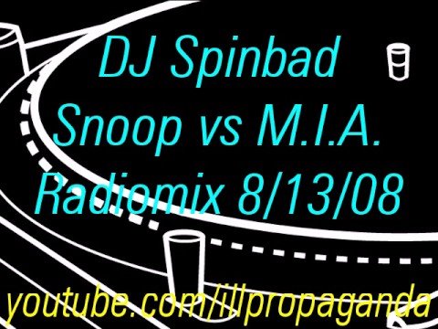 Drop it Like A Paper Plane - Snoop vs M.I.A. - DJ Spinbad