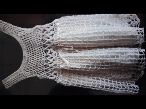 Rochie crosetată,fetițe3/4ani.Sfatul bunicii.Gehakeltes kleid.Crocheted dress.Macrame.Vestido.