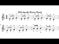 053-Anak Rusa Nani music sheet