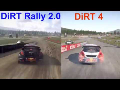 DiRT Rally 2.0 vs DiRT 4 / Side By Side / 208 WRX - Höljes ULTRA 2K