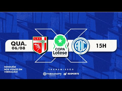 LAGARTO X CONFIANÇA  - COPA LOTESE.