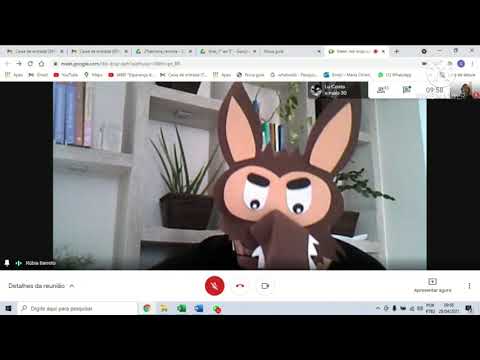 Live com as crianças. História "O LOBO VOLTOU!" de Geoffroy de Pennart