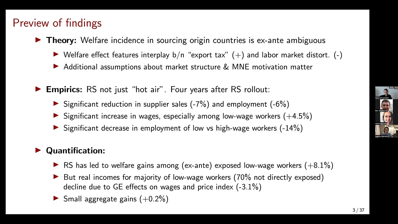 TPRF Research Webinar December 2022   Responsible Sourcing? Theory & Evidence from Costa Rica