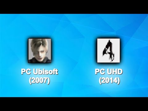 RE4 Ubisoft (2007) VS RE4 UHD (2014) || Comparison
