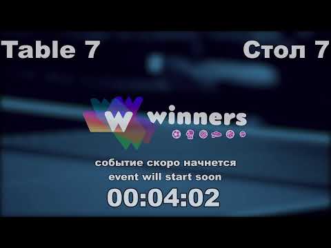 Kurchitskii Vladislav-Gudimenko Evgeniy. WINners. CUP Table Tennis 7 28.12.2020 12:15
