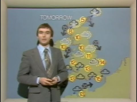 Weather Forecast with Jim Bacon 30th April 1981