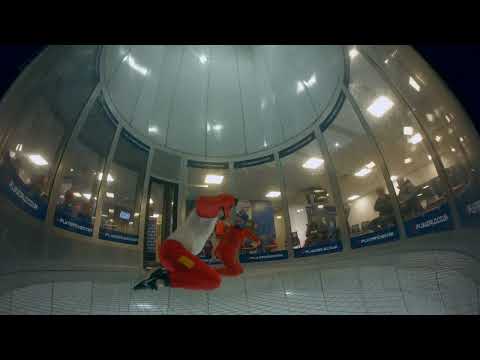 Wind Tunnel Back Fly Progression (iFLY Manchester) - Session 1, Flight 1