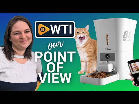SKYMEE 8L/12L 2.4G & 5G WiFi Aautomatic Dog Feeder Large Breed & Automatic cat feeders -1080P Full HD Pet Camera Treat Dispenser with Night Vision and 2-Way Audio 5GWIFI 8L - WTI product video review