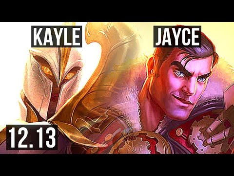 KAYLE vs JAYCE (TOP) | 2.1M mastery, 8/1/1, 700+ games, Legendary | KR Master | 12.13