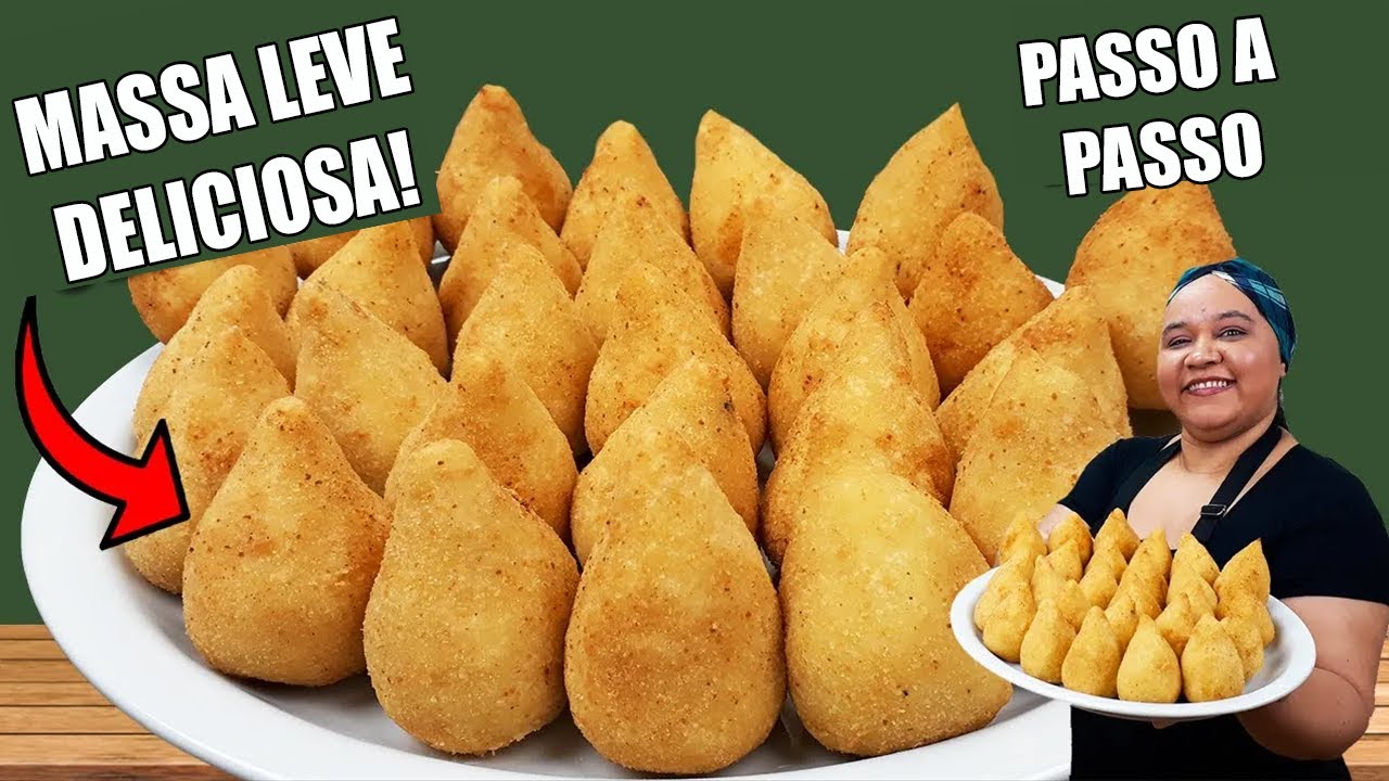 COXINHA COM MASSA DE BATATA Essa Vende  Muito !! É GOSTOSA DEMAIS ! Cozinha sem Misterio