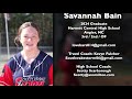 Savannah Bain, 2024, 3B/2B/OF - Skills Video APR 2022