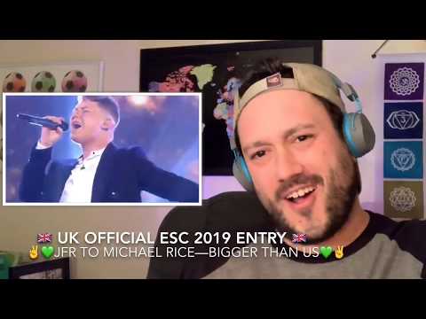 🇬🇧JFR to UK’s 2019 ESC Entry- Michael Rice- Bigger Than Us🇬🇧