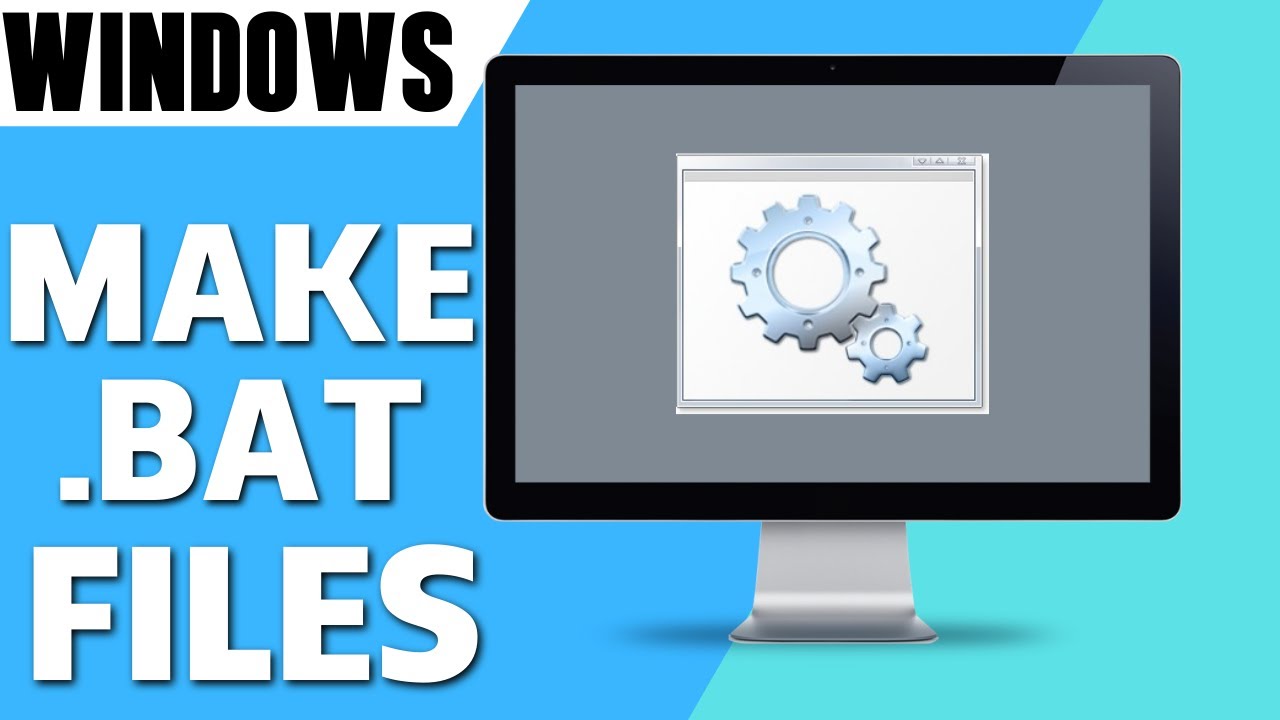 How to Create .Bat file Using Notepad on Windows 10