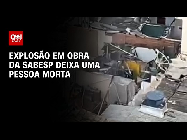 Explosão em casa na zona oeste de São Paulo deixa uma pessoa morta | CNN PRIME TIME