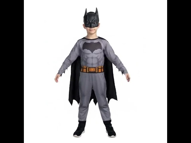 Vídeo relacionado con Ciao- Batman Classic disfraz adulto original DC Comics (Talla XL) con músculos acolchados