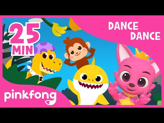 Baby Shark Dance and more | Dance Dance Pinkfong | +Compilation | Pinkfong Songs for Children
