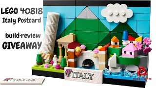LEGO Italy Postcard (Set 40818) Build & Review 🇮🇹 Beautiful Display Set