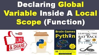 How to Use Global Variables Inside a Python Function?