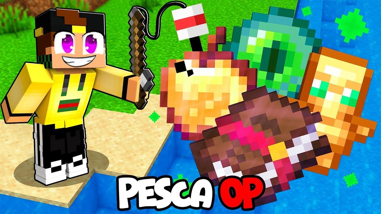 MINECRAFT MA  LA PESCA È OP