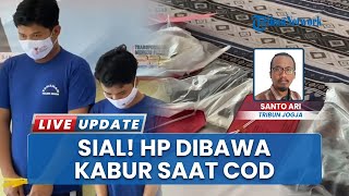 Nekat! Pria di Jogja Gasak HP saat COD di Rumah yang Baru Disewa