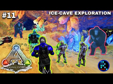 ARK: The Island Map #11 | Ice Cave Artifact Hunting