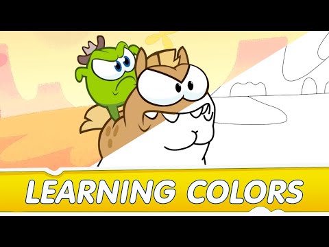 Colouring Book - Learning colours with Om Nom: Wild West chase!