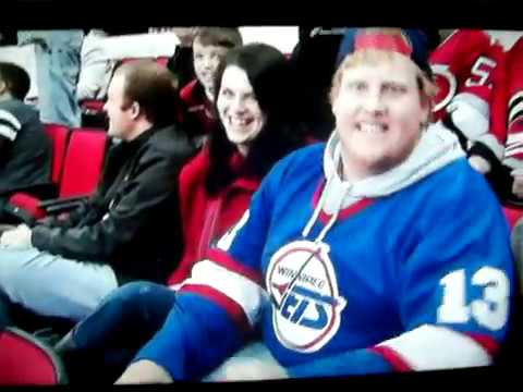 The typical moron clueless Winnipeg Jet hockey "fan"