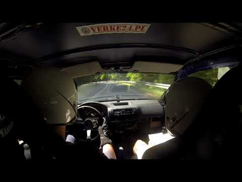 Rajd Koszaliński 2018 - PS2 Kłos - Zieniewicz / Kałandyk - Honda Civic