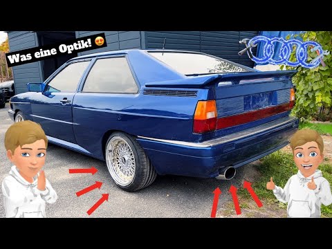 Fertig Zusammengebaut!😍 Audi Coupé Typ 81 mit ORIGINALER Urquattro Innenausstattung + Zender Spoiler