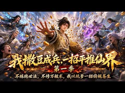 🔥【一口氣看完】《我撒豆成兵，一招平推仙界第一季》別人劍法絕妙身姿飄逸，他只用黃豆砸人、硬扛不閃、詩作爛尾，人人皆看笑話！#穿越修仙 #另類修仙 #沙雕爽文 #隱藏神技 #黃豆真人 #智绘