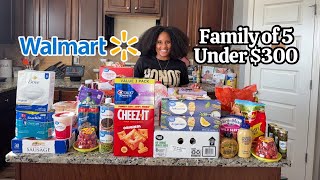 WALMART GROCERY HAUL for a family of 5