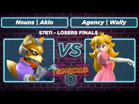 The Nightclub S7E11: Agency | Wally vs Nouns | Aklo - Losers Finals SSBM