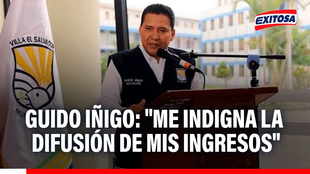 🔴🔵 Guido Iñigo afirma que difusión de sus ingresos lo expuso a amenazas y extorsiones