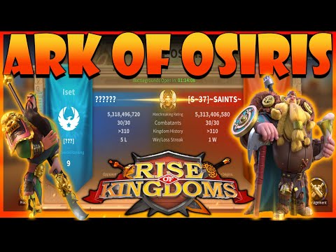 Live-Streaming Ark of Osiris Match On Main Account in 1937 - Rise of Kingdoms