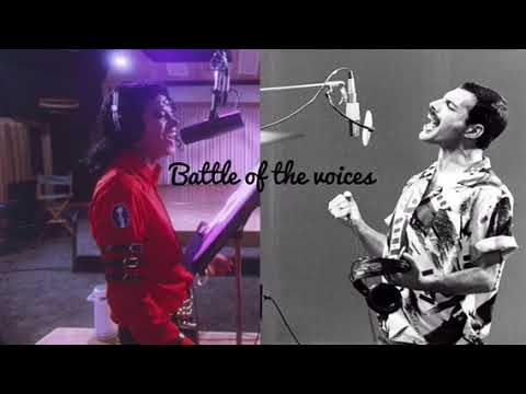 Michael Jackson Vs Freddie Mercury Acapella studio vocals